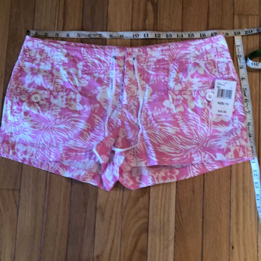 NWT tropical print board shorts size 13